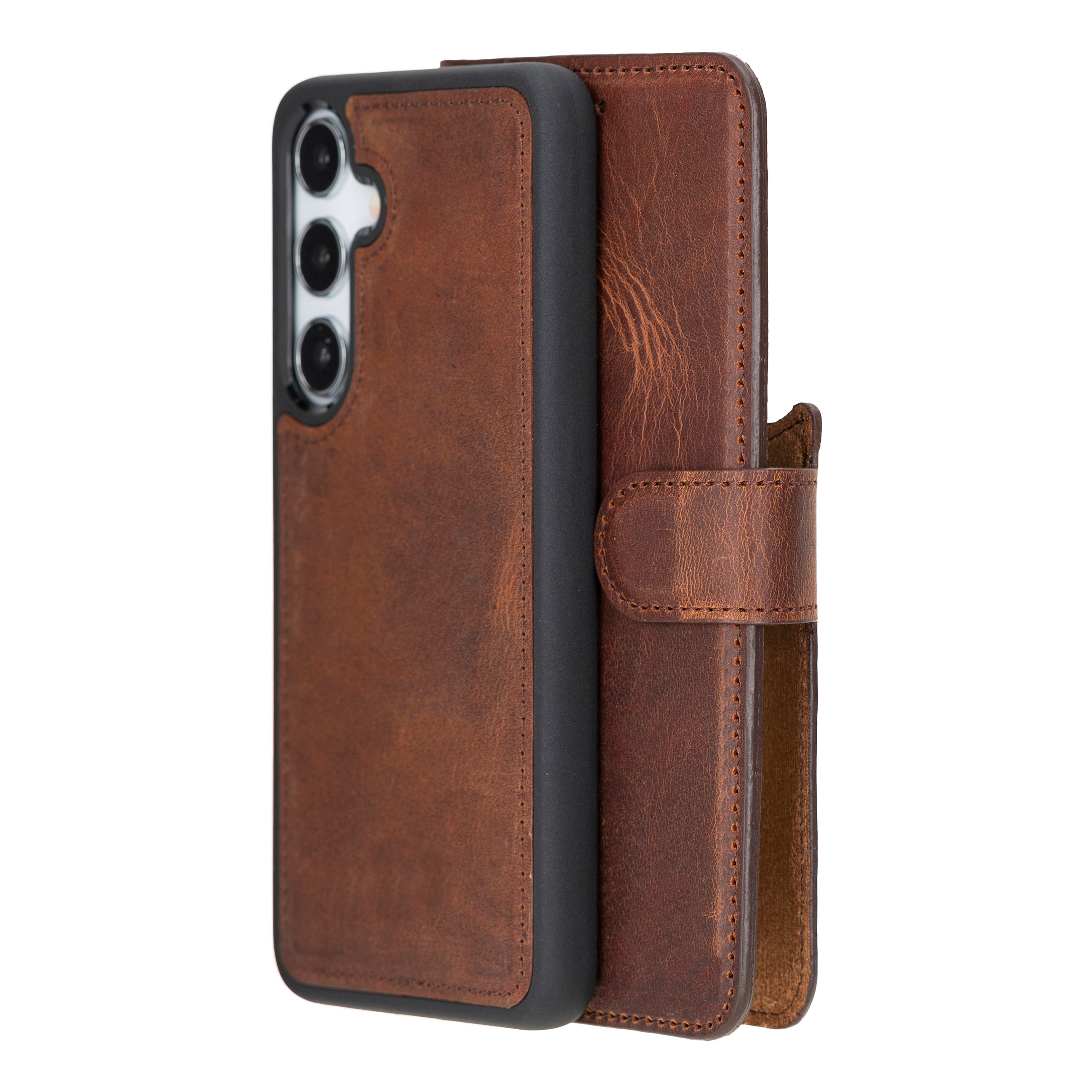 Samsung Galaxy S24 Plus Leather Detachable Wallet Case