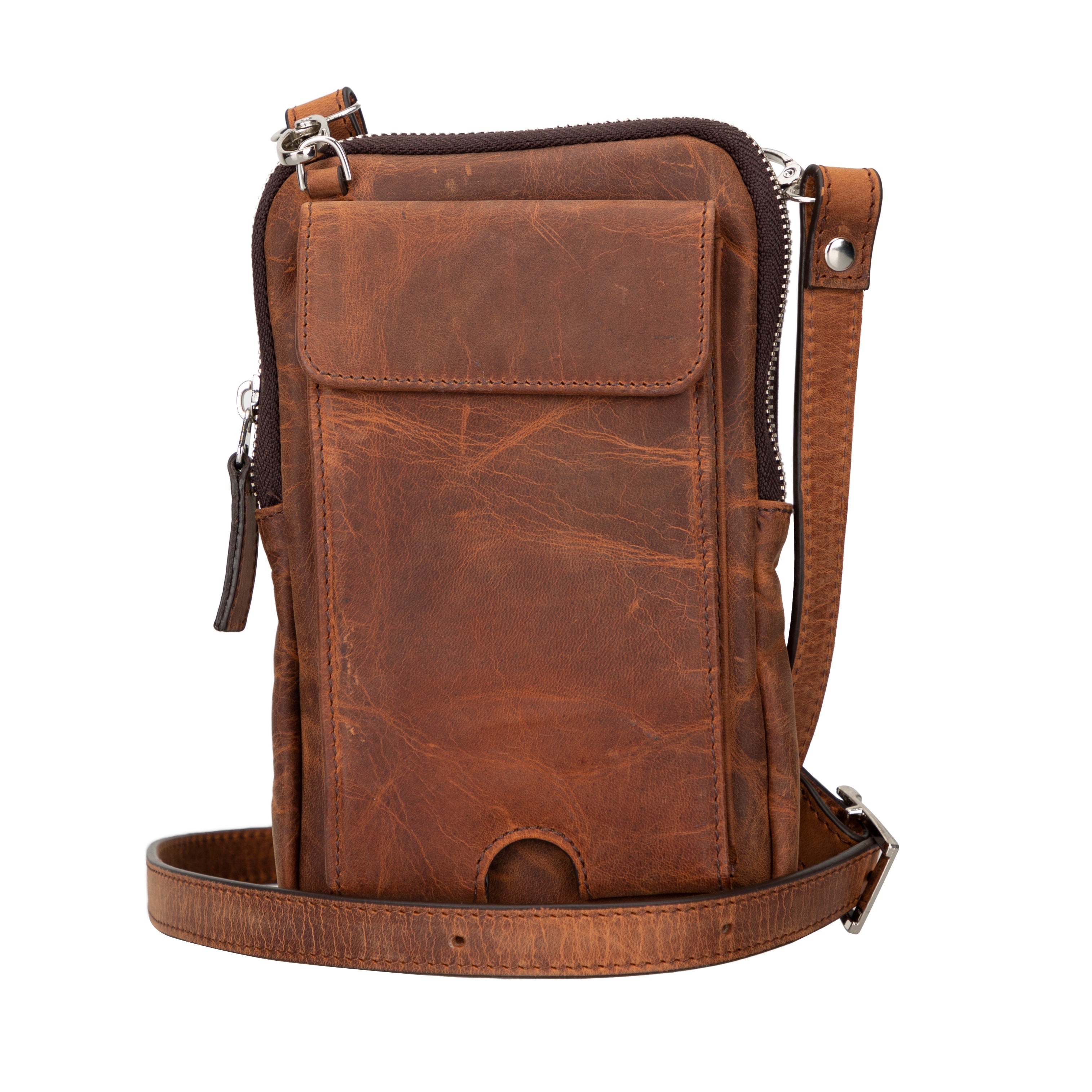 Enzo Leather Crossbody Bag