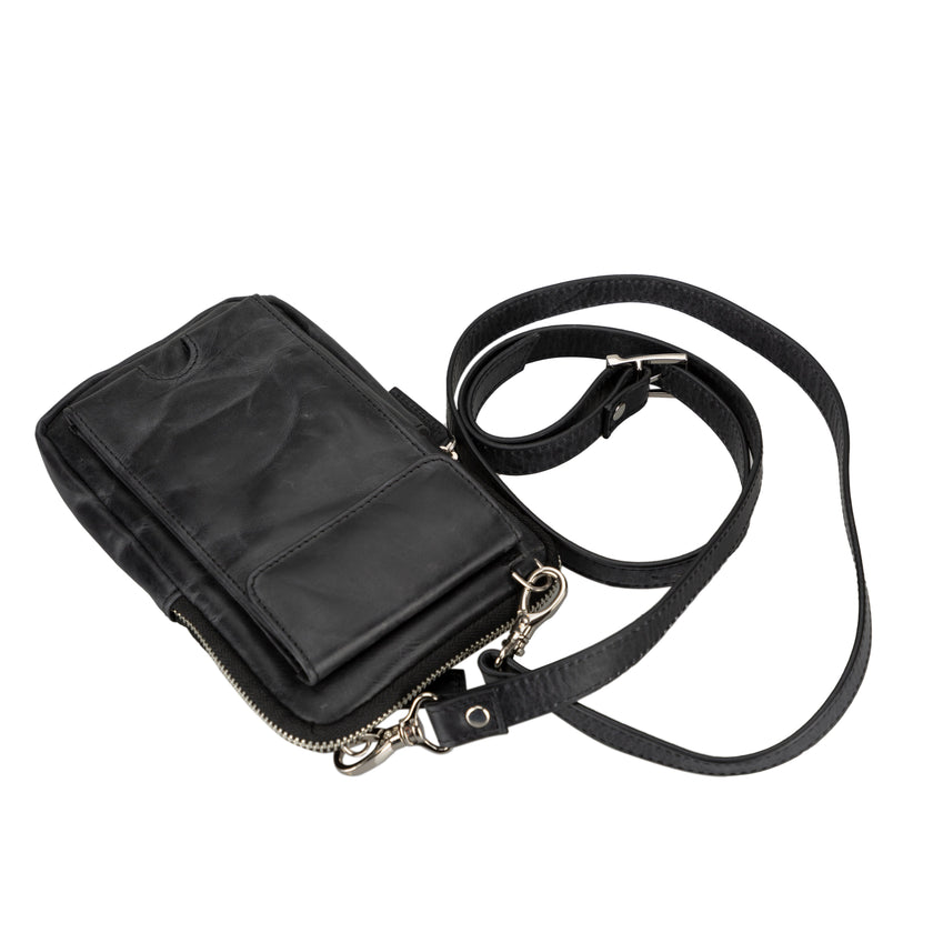 Enzo Leather Crossbody Bag