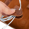 Epsilon Leather Travel Cable Organizer