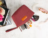 Vira Leather Makeup Bag