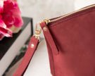 Vira Leather Makeup Bag