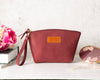 Vira Leather Makeup Bag