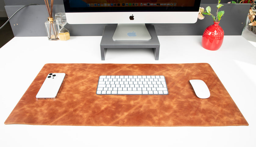 Natural Leather Desk Mat (91 cm x 48 cm)