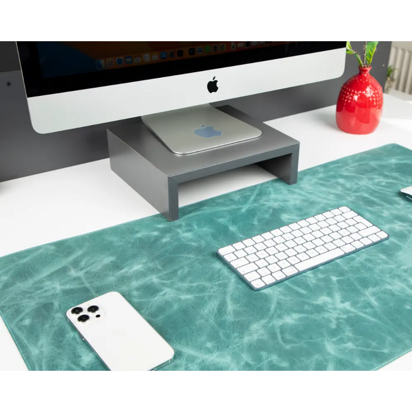 Natural Leather Desk Mat (37 cm x 80 cm)