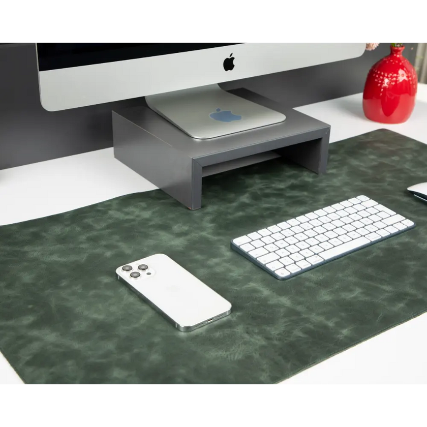 Natural Leather Desk Mat (37 cm x 80 cm)