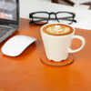 Solces Cup Leather Coaster Set