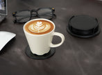Solces Cup Leather Coaster Set