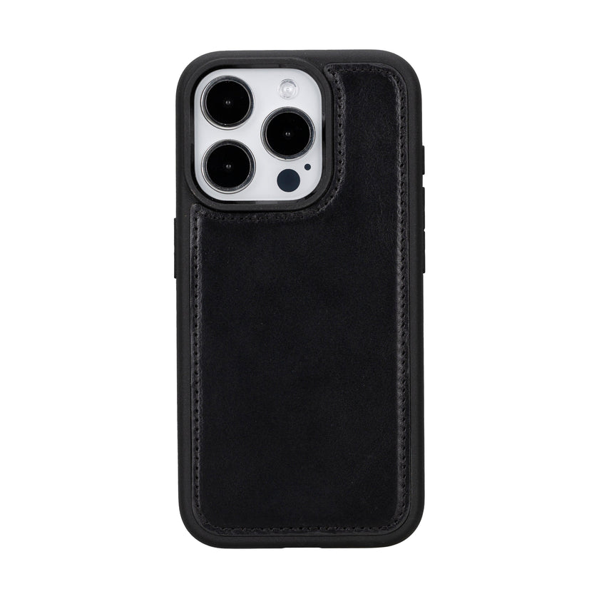 iPhone 16 Pro Max Leather Detachable Wallet Case