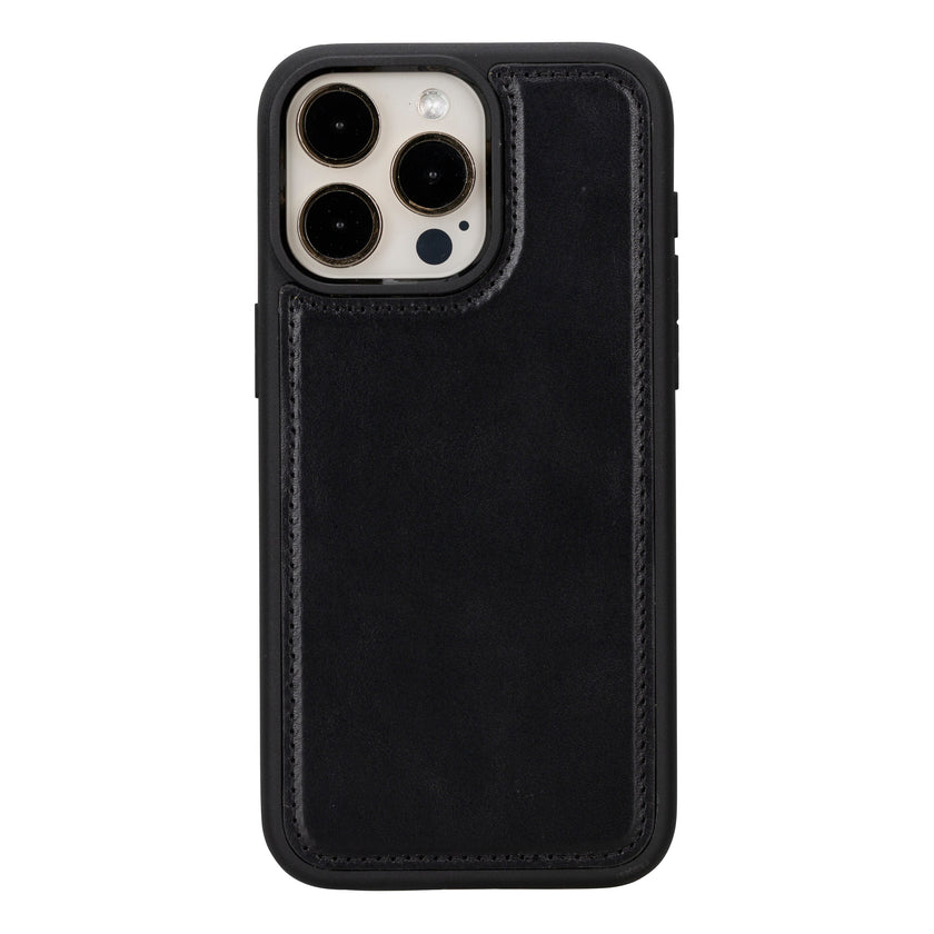 iPhone 16 Pro Detachable Leather Wallet Case