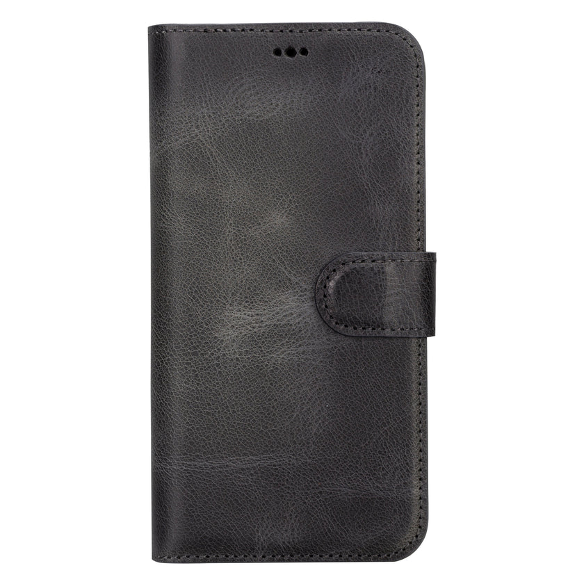 iPhone 16 Pro Detachable Leather Wallet Case