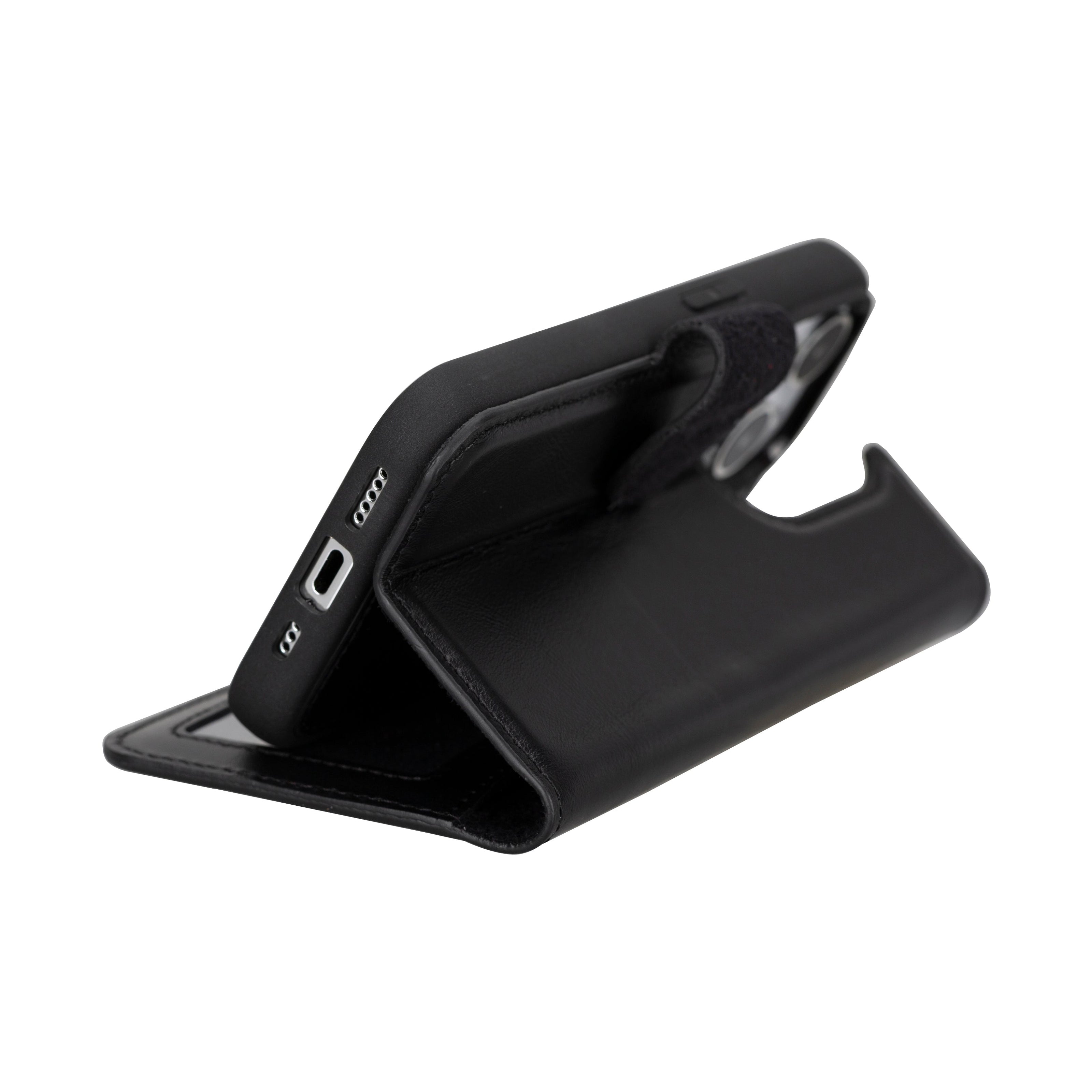 iPhone 16 Pro Max Leather Detachable Wallet Case