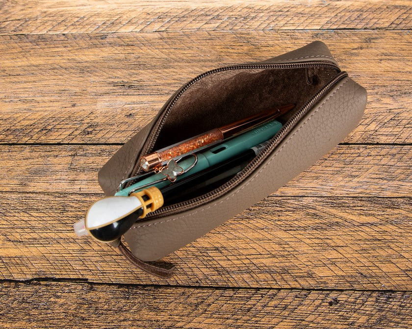 Capsa Leather Pencil Case