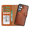 Samsung Galaxy S25 Detachable Leather Wallet Case