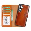 Samsung Galaxy S24 Ultra Leather Detachable Wallet Case