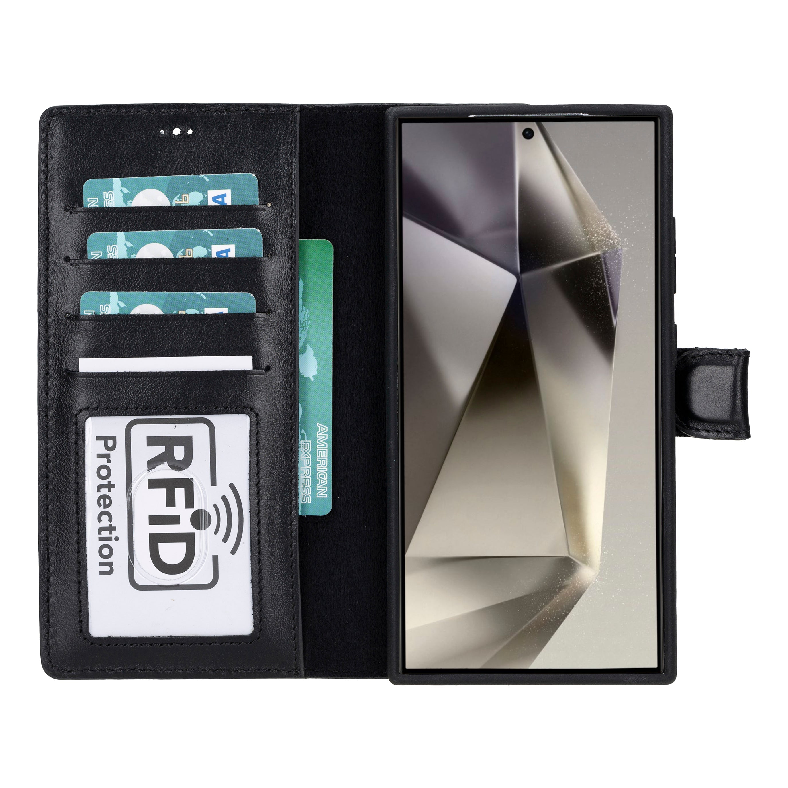 Samsung Galaxy S24 Leather Detachable Wallet Case