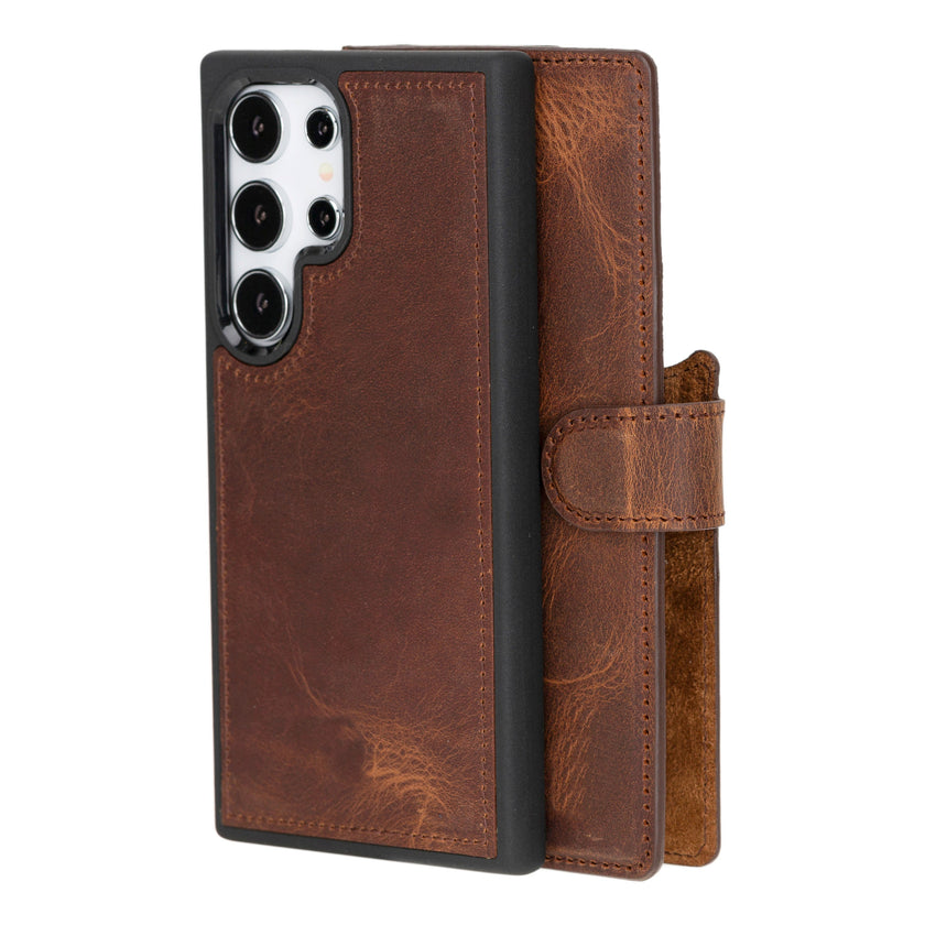 Samsung Galaxy S24 Plus Leather Detachable Wallet Case