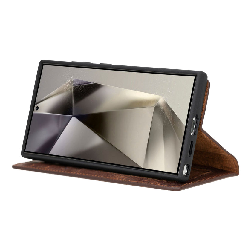 Samsung Galaxy S24 Leather Detachable Wallet Case