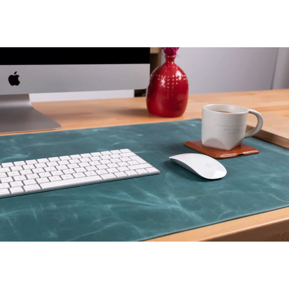 Natural Leather Desk Mat (37 cm x 80 cm)
