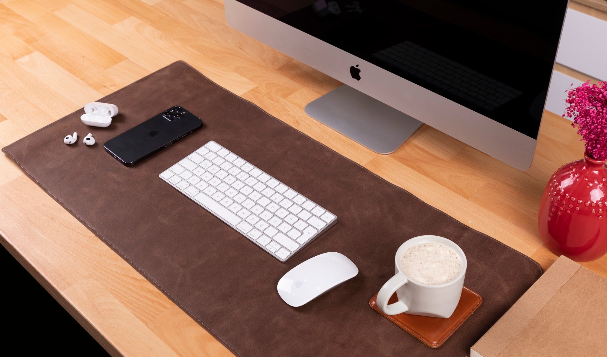 Natural Leather Desk Mat (91 cm x 48 cm)