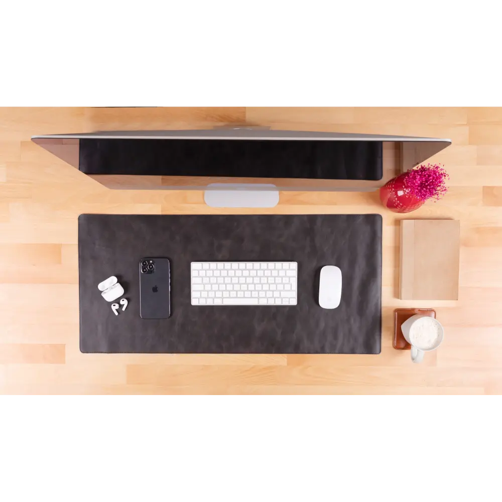 Natural Leather Desk Mat (37 cm x 80 cm)