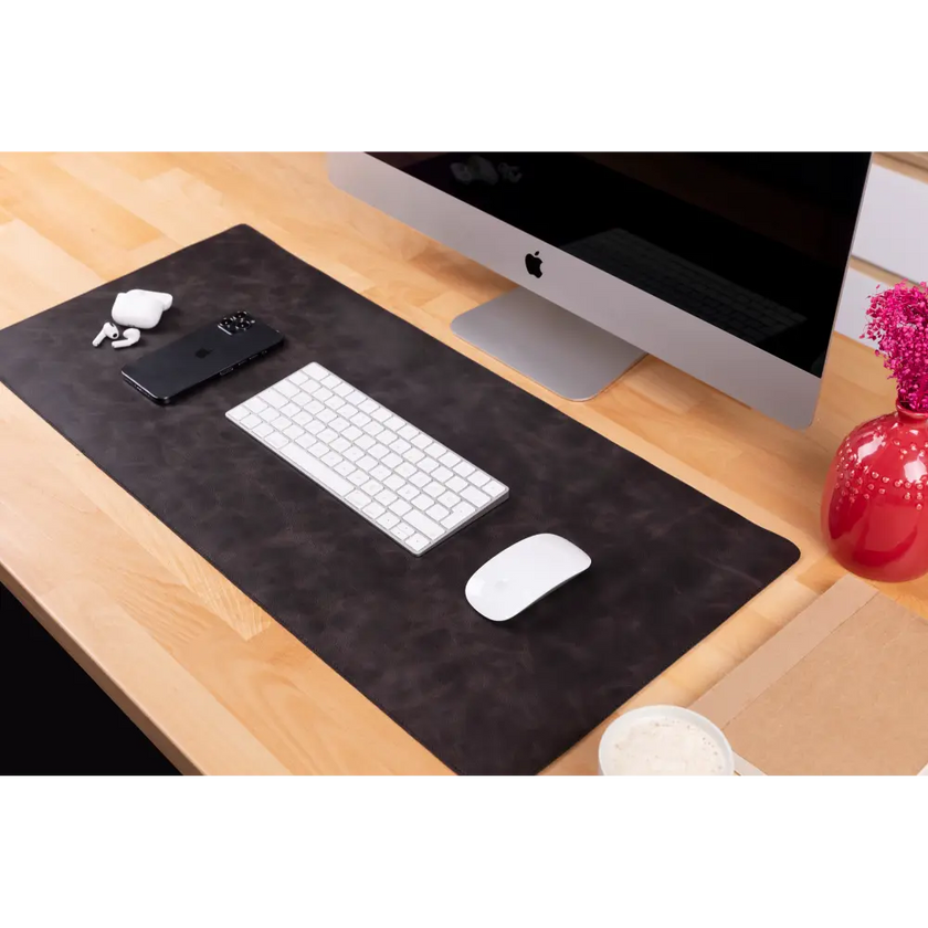Natural Leather Desk Mat (37 cm x 80 cm)