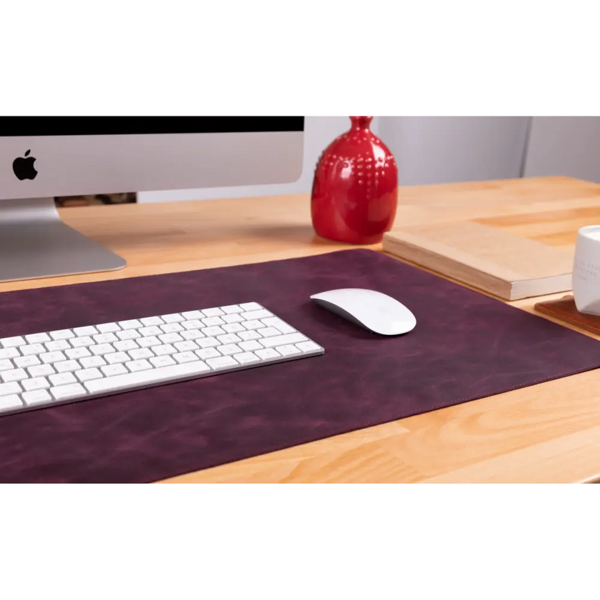 Natural Leather Desk Mat (37 cm x 80 cm)