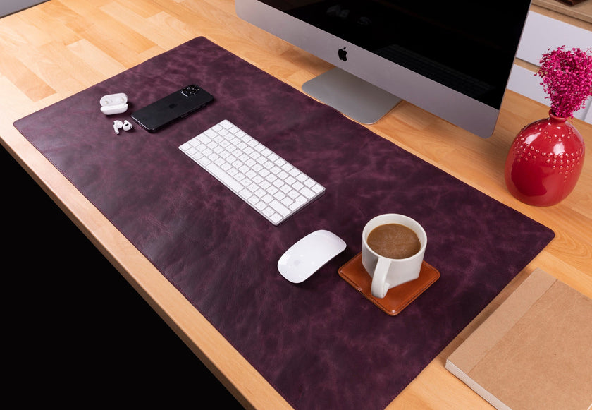 Natural Leather Desk Mat (91 cm x 48 cm)