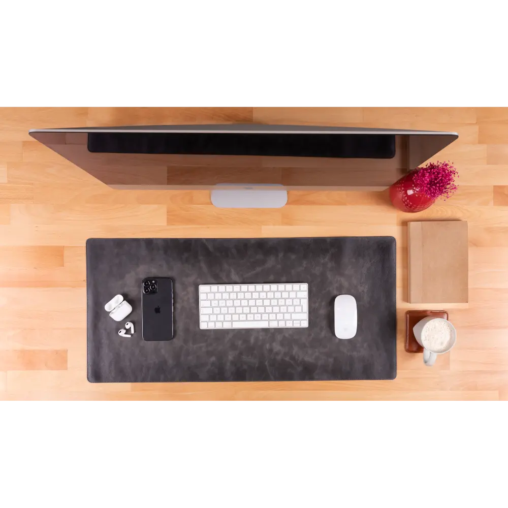 Natural Leather Desk Mat (37 cm x 80 cm)