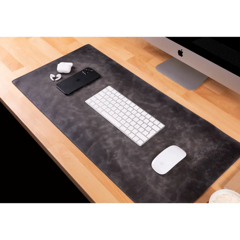 Natural Leather Desk Mat (37 cm x 80 cm)