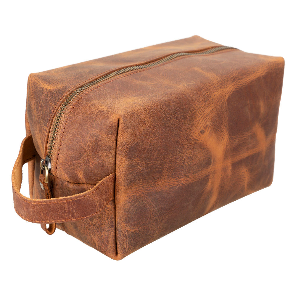 Galli Leather Dopp Kit, Large