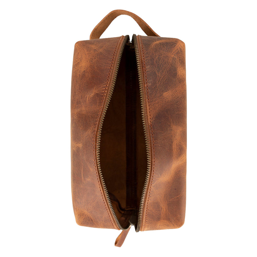 Galli Leather Dopp Kit, Large