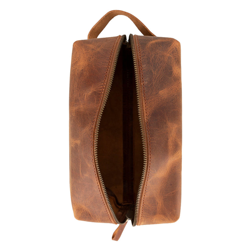 Galli Leather Dopp Kit, Large