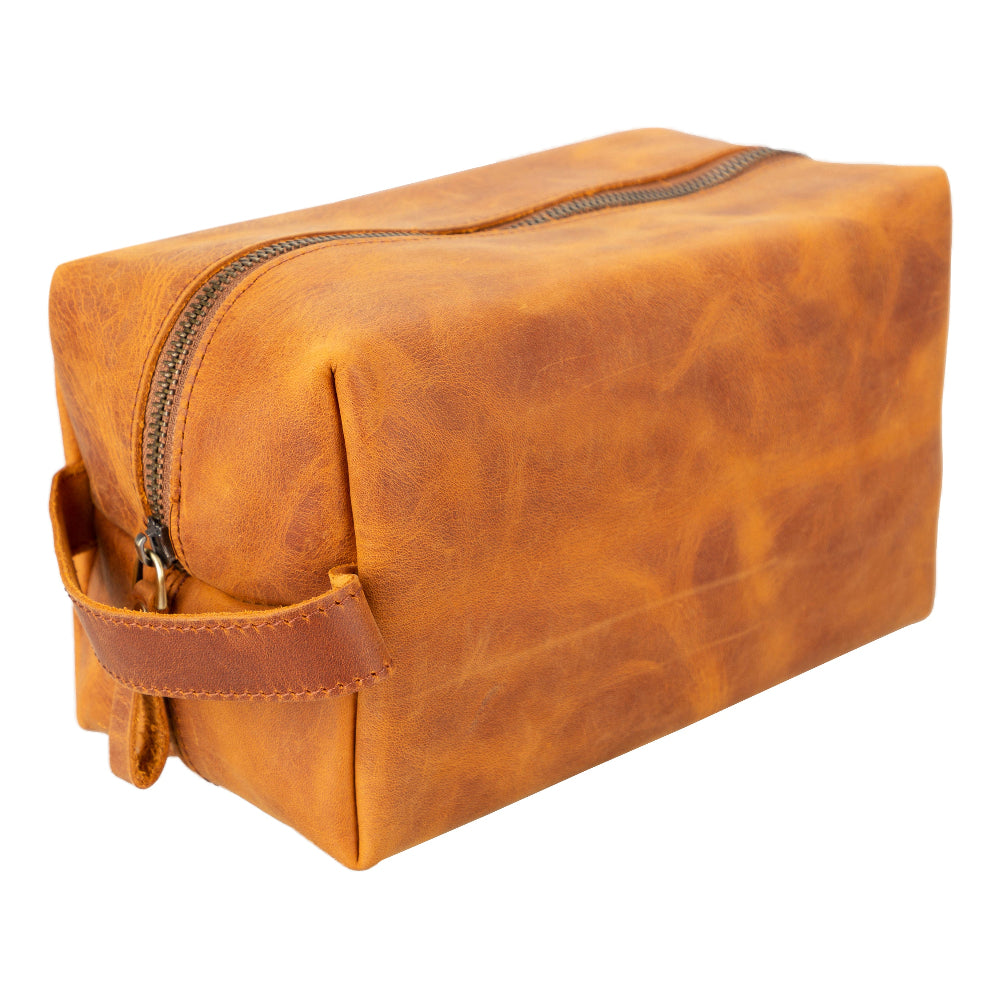 Galli Leather Dopp Kit, Large