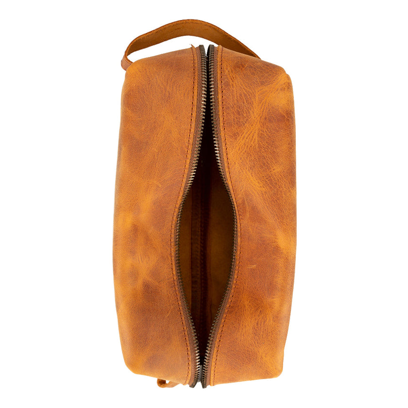 Galli Leather Dopp Kit, Large