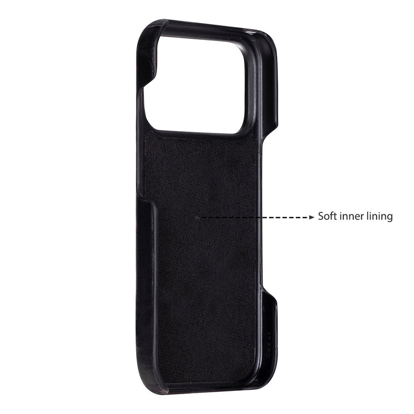 iPhone 17 Pro Leather Snap Case