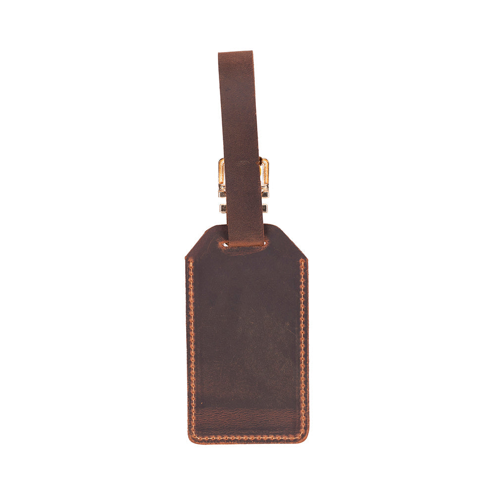 Enara Leather Luggage Tag