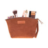 Vira Leather Makeup Bag