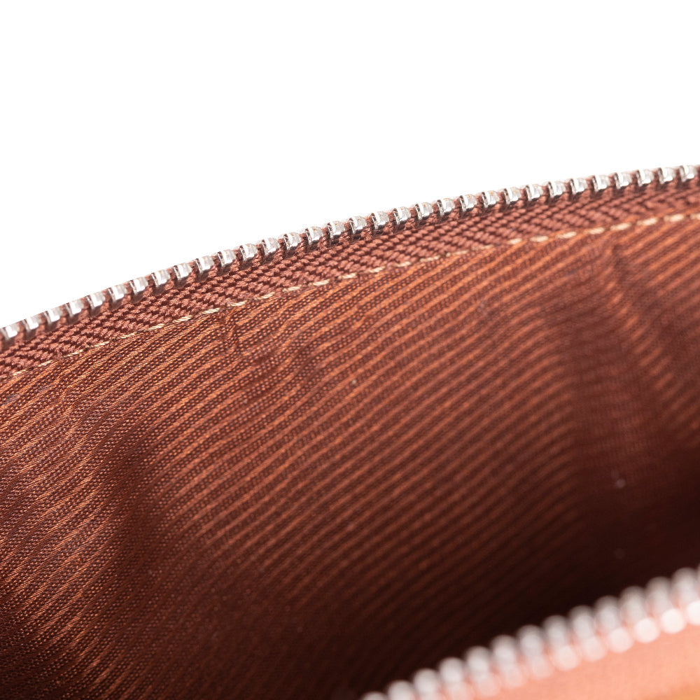 Vira Leather Makeup Bag