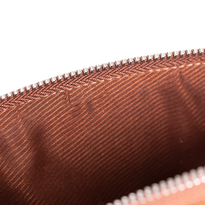 Vira Leather Makeup Bag