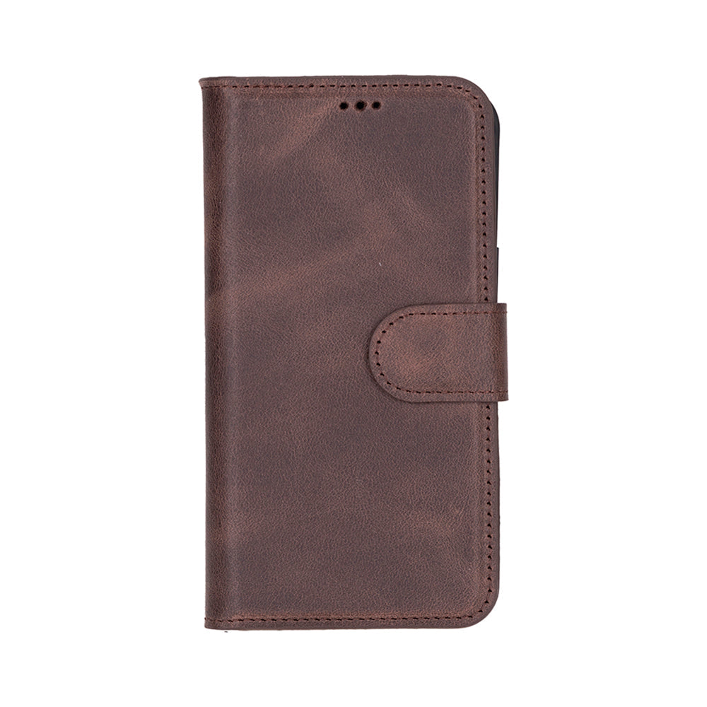 iPhone 16E Detachable Leather Wallet Case