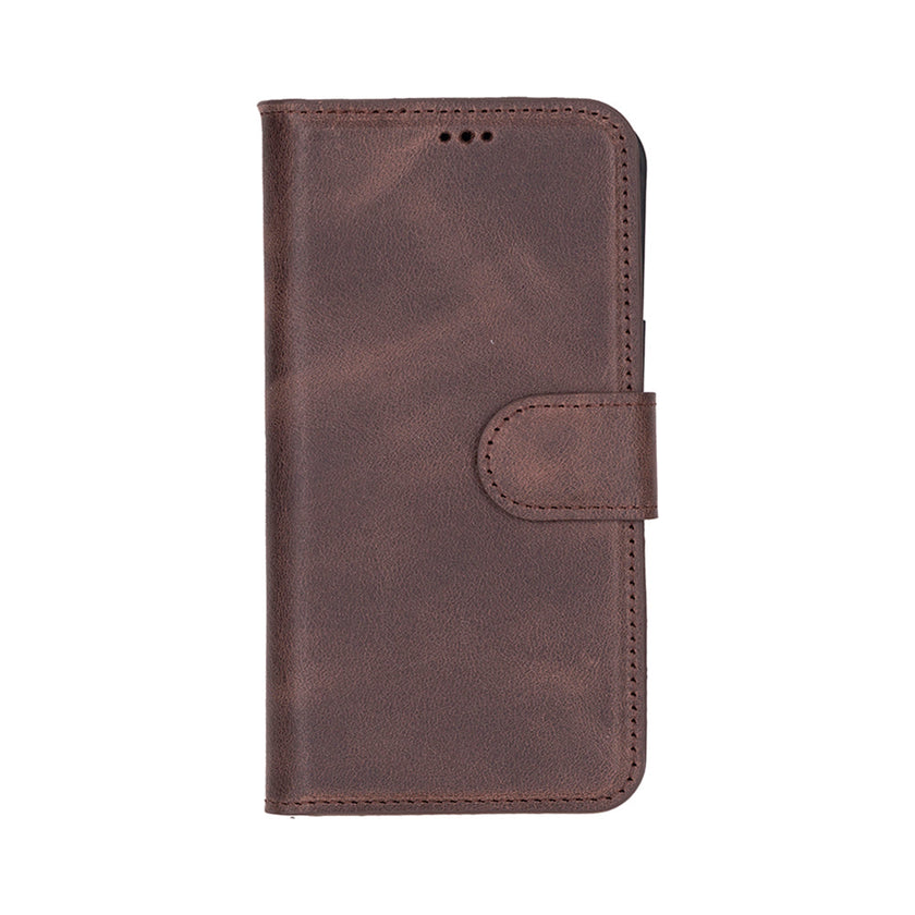 iPhone 16E Detachable Leather Wallet Case