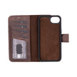 iPhone 16E Detachable Leather Wallet Case