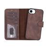 iPhone 16E Detachable Leather Wallet Case