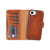 iPhone 16E Detachable Leather Wallet Case