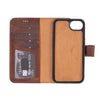 iPhone 16E Detachable Leather Wallet Case