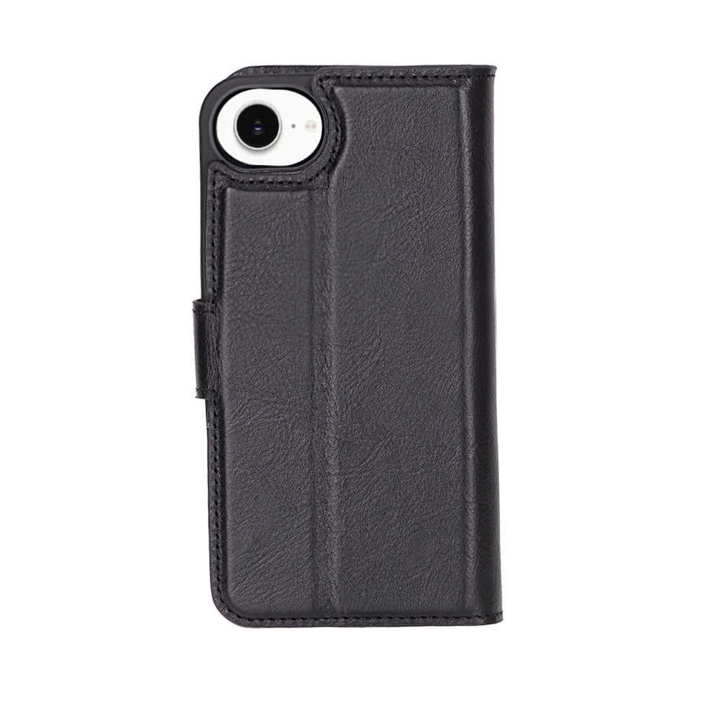 iPhone 16E Detachable Leather Wallet Case