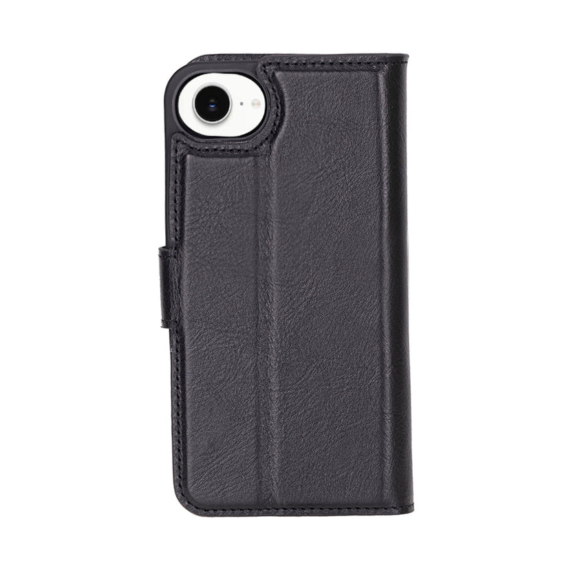 iPhone 16E Detachable Leather Wallet Case