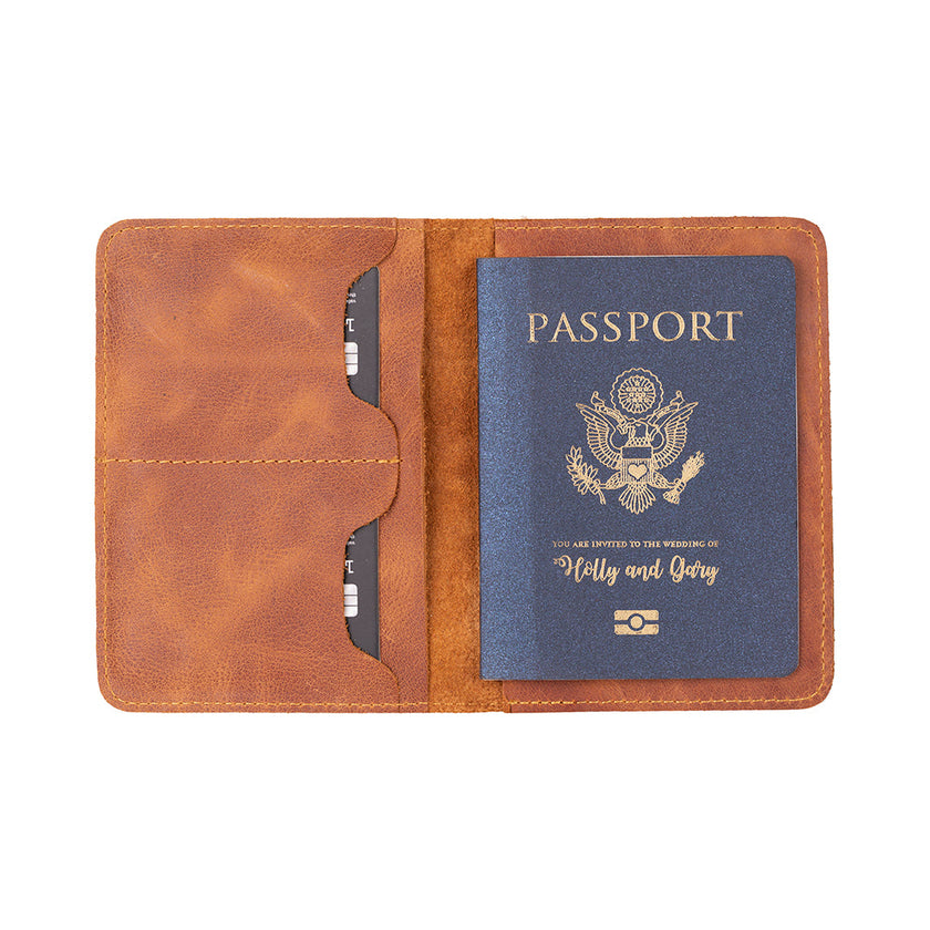 Voyage Leather Passport Wallet