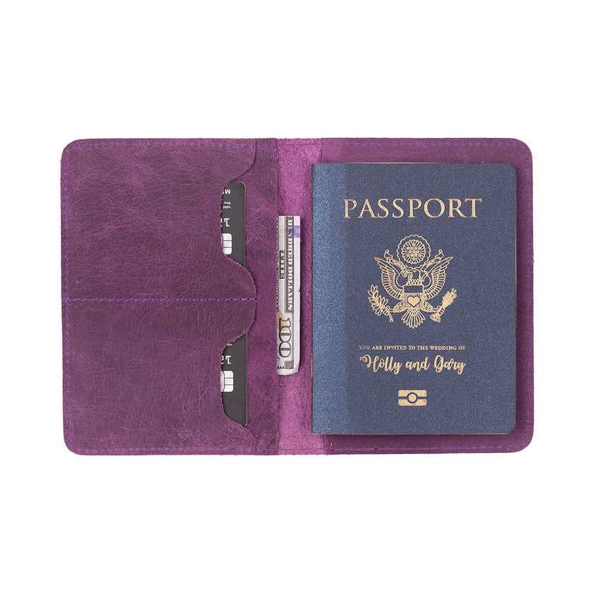 Voyage Leather Passport Wallet